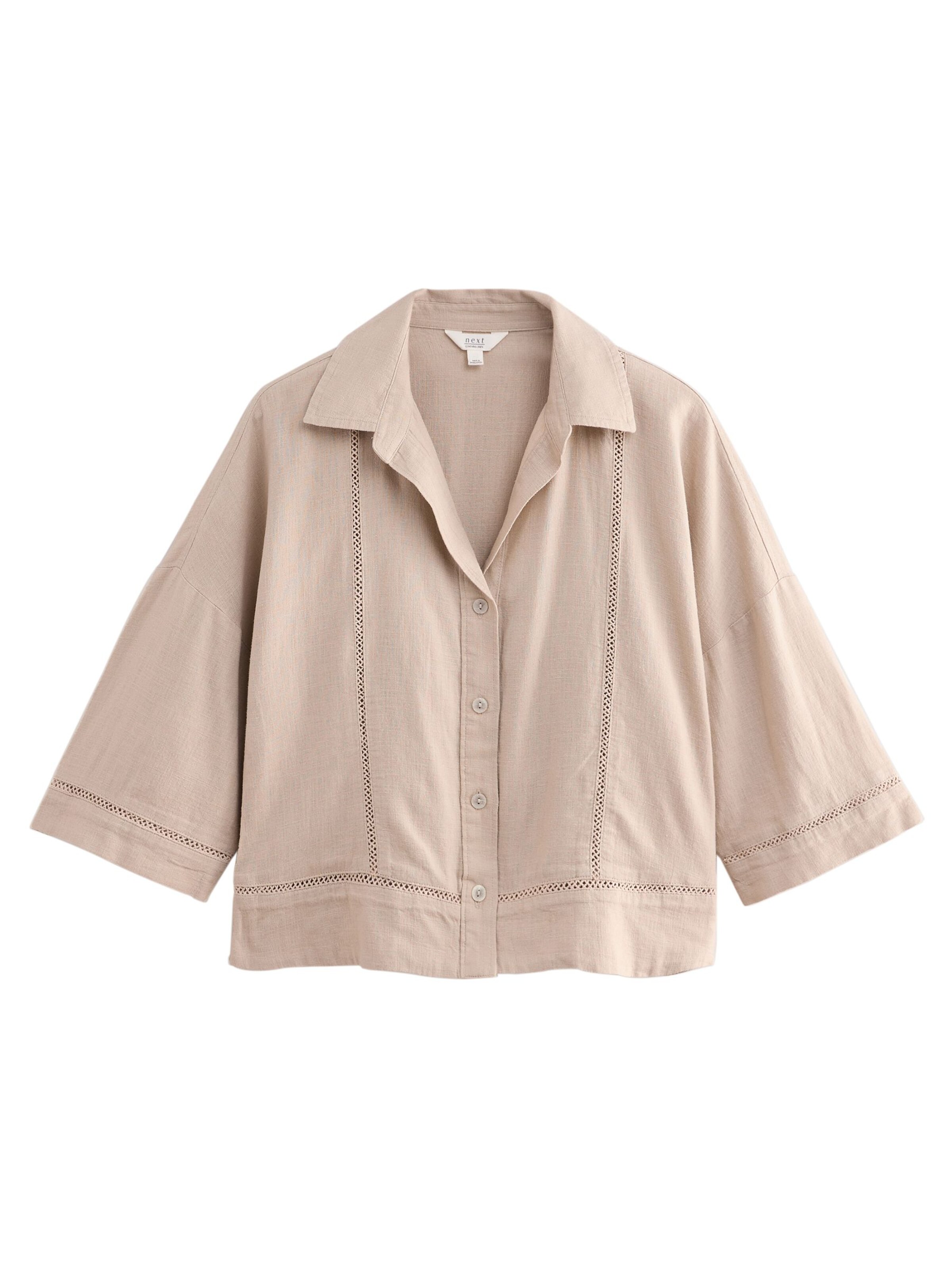 Next Bluse in Beige: Vorderseite
