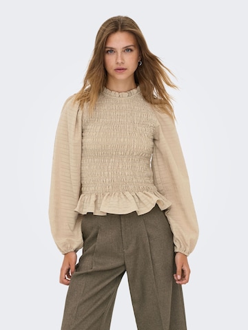 Camicia da donna 'AMY' di JDY in beige: frontale