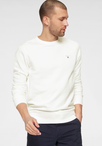 GANT Sweatshirt in White: front