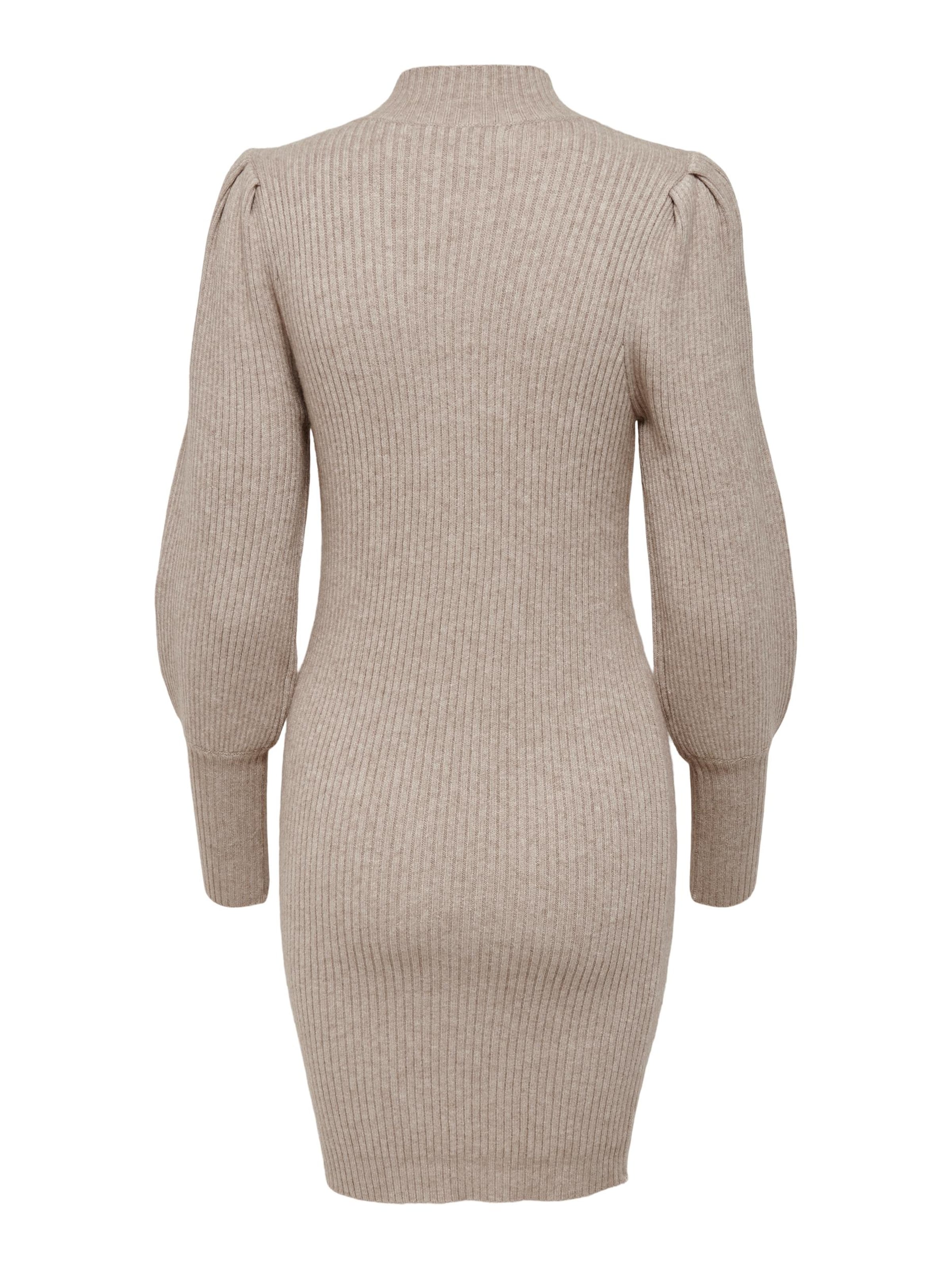 ONLY Knitted dress 'Onlkatia' in Brown