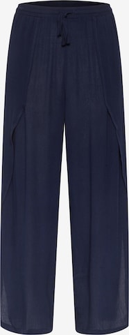 Loosefit Pantaloni 'Allie' di Cream in blu: frontale