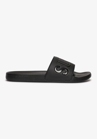 Superdry Beach & Pool Shoes 'Core' in Black
