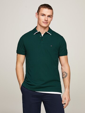 T-Shirt TOMMY HILFIGER en vert : devant