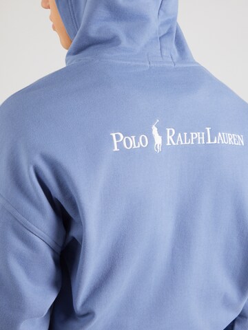Bluză de molton de la Polo Ralph Lauren pe albastru