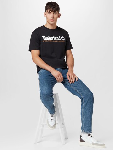 TIMBERLAND Tričko 'Front' - Čierna