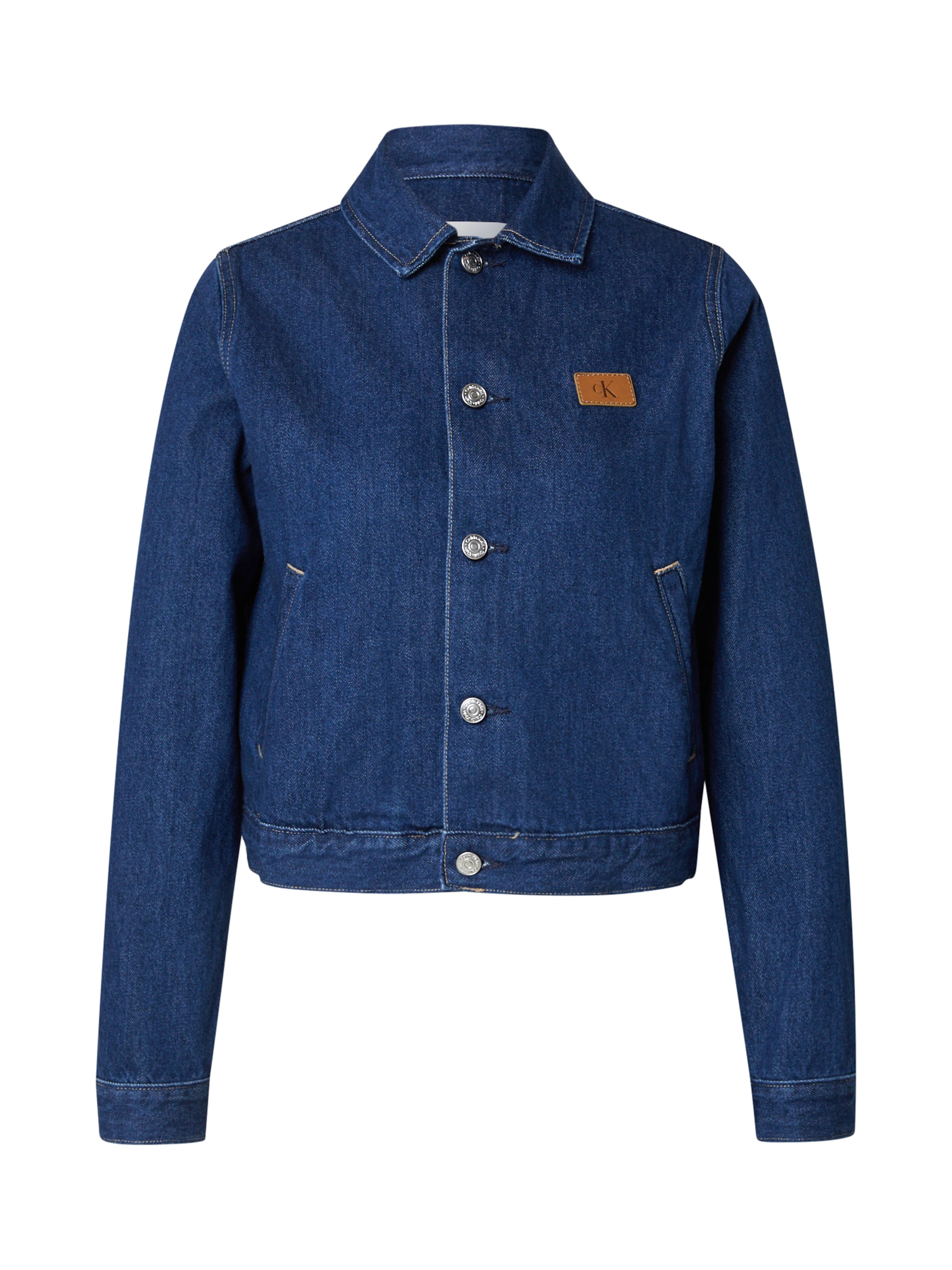 Calvin Klein Jeans Демисезонная куртка в Синий: спереди
