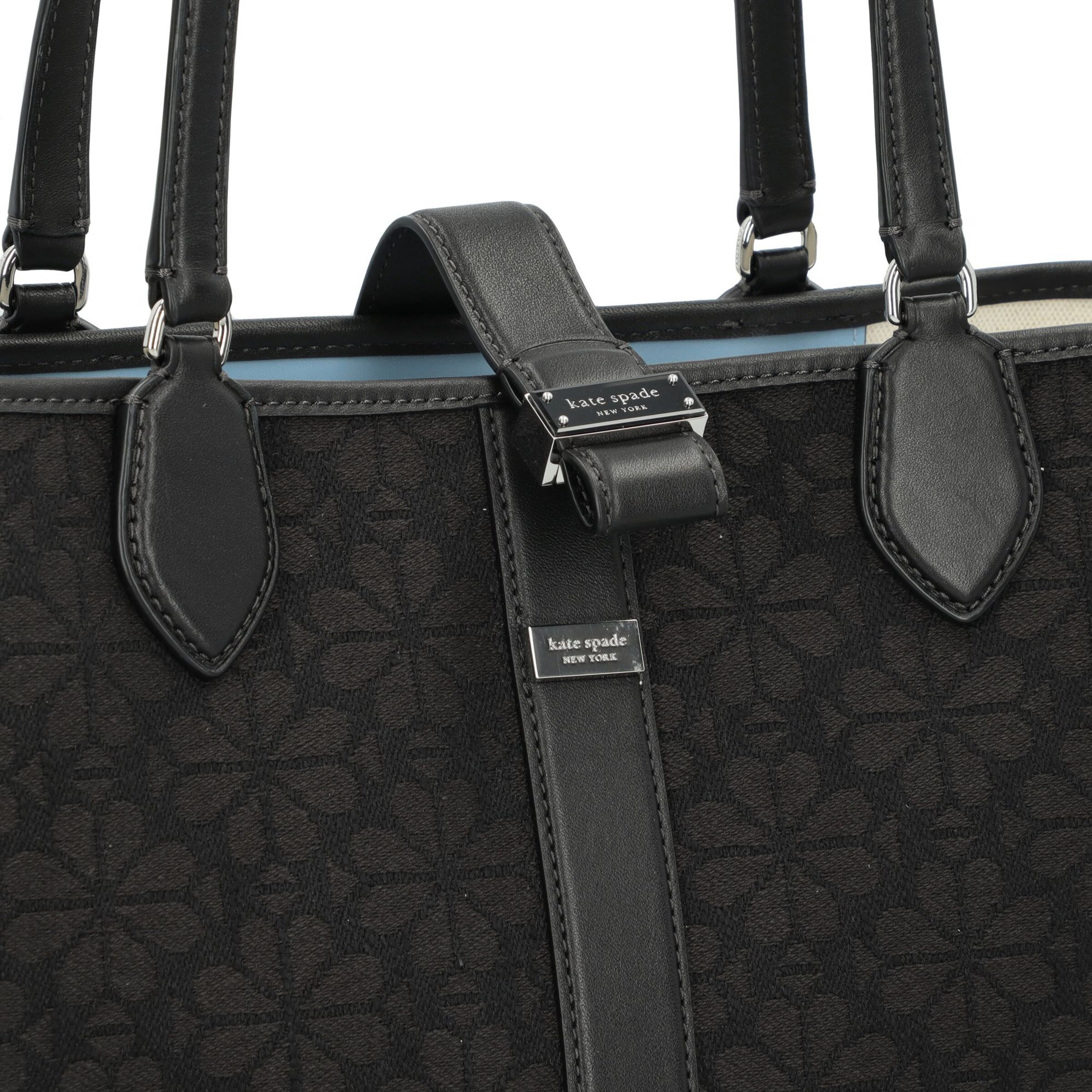 Kate Spade Shopper 'Spade Flower Jacquard Medium Open Tote' - Čierna