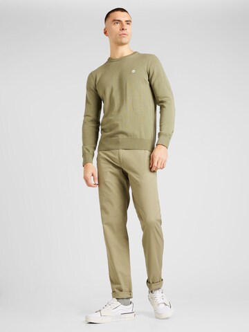 BRAX Regular Chino Pants 'Fabio' in Green