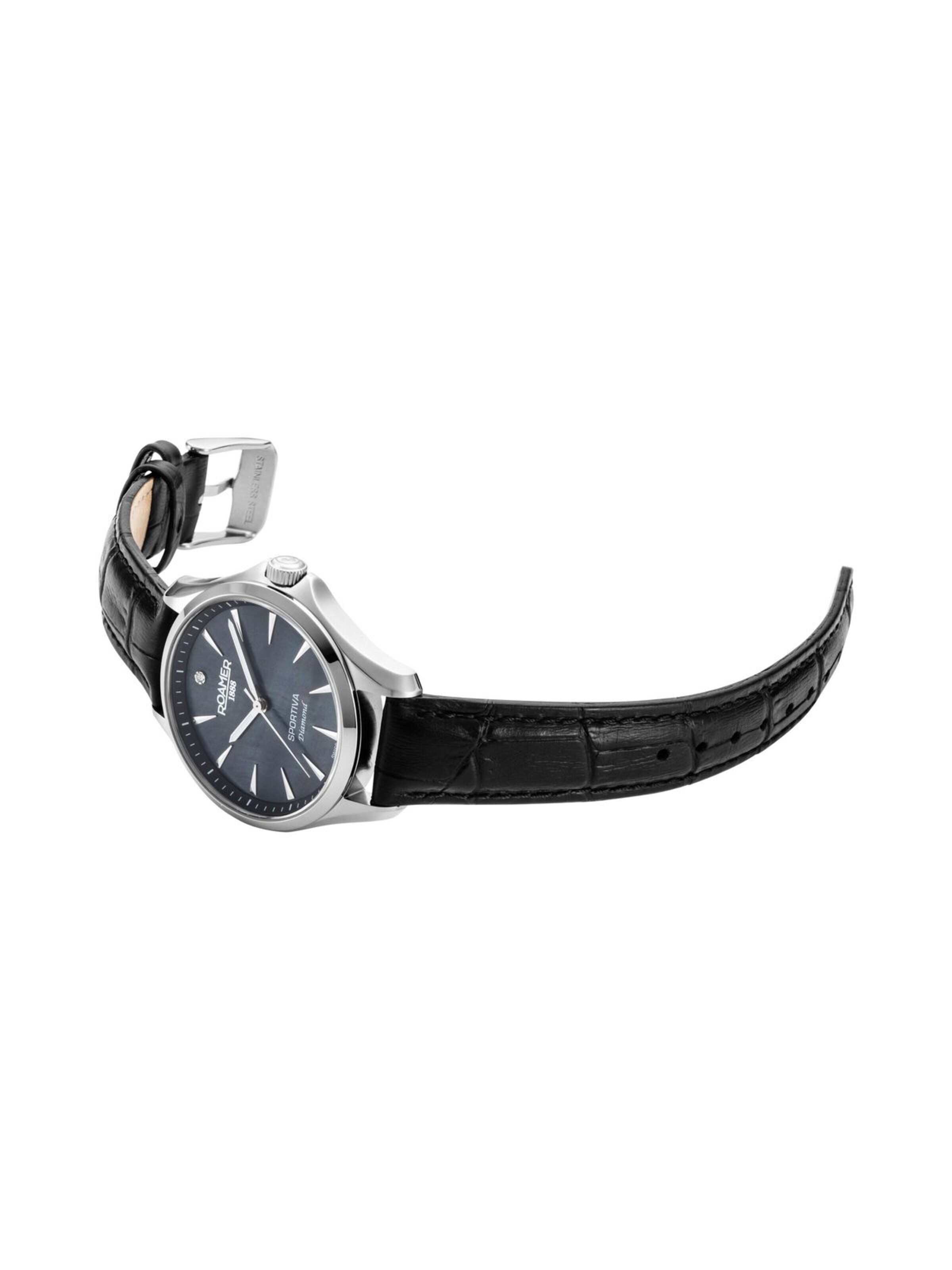 Montre à affichage analogique 'Sportiva' Roamer en noir