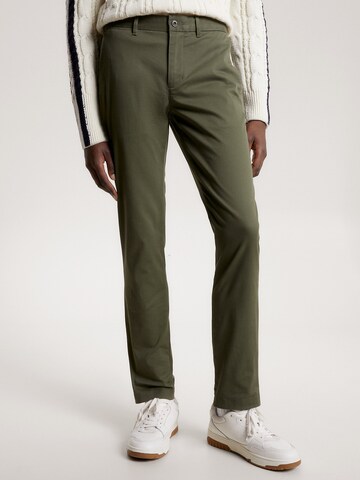 TOMMY HILFIGER Regular Chino Pants 'Bleecker' in Green: front