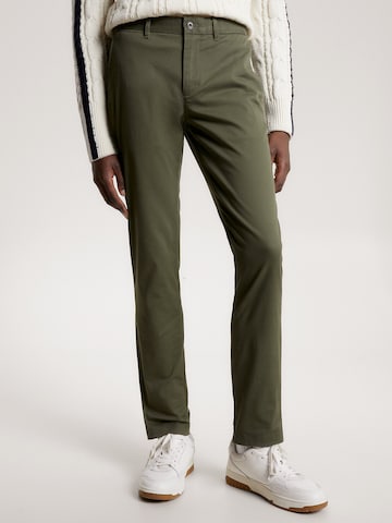 TOMMY HILFIGER Regular Chinohose 'Bleecker' in Grün: predná strana