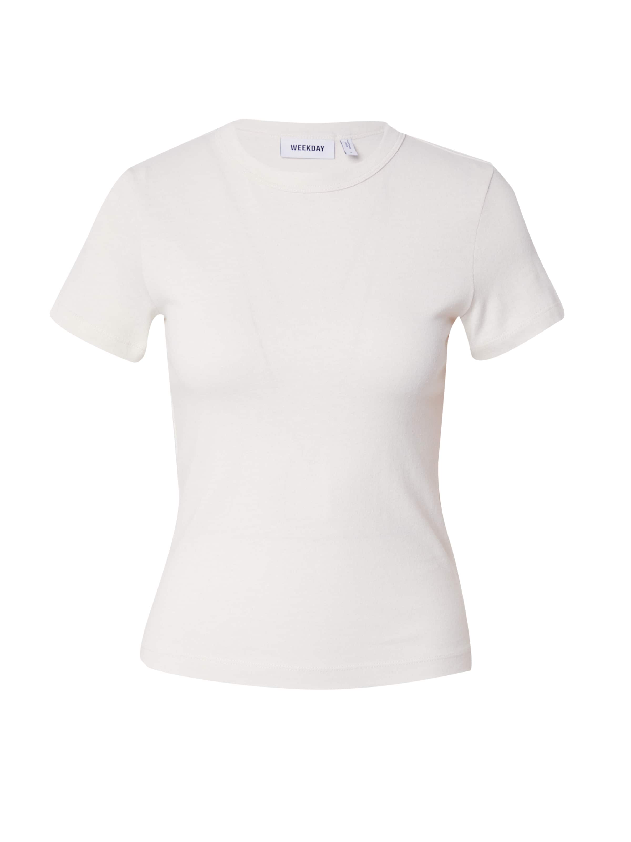 WEEKDAY Shirt in White: front
