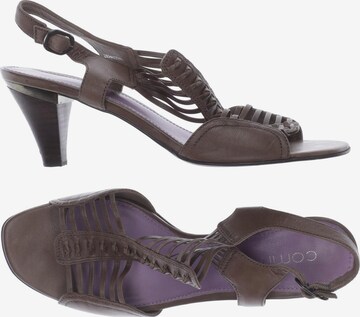 COMMA Sandals & High-Heeled Sandals in 40 in Brown: front