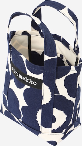 Marimekko Nákupní taška 'Seidi Pieni Unikko' – modrá: přední strana