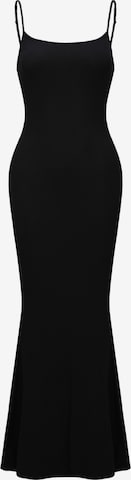 cfab (formerly creamy fabrics) Kleid 'Ribbed Cami Maxikleid' in Schwarz: Vorderseite