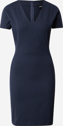 Robe 'Eduvis' BOSS en bleu : devant