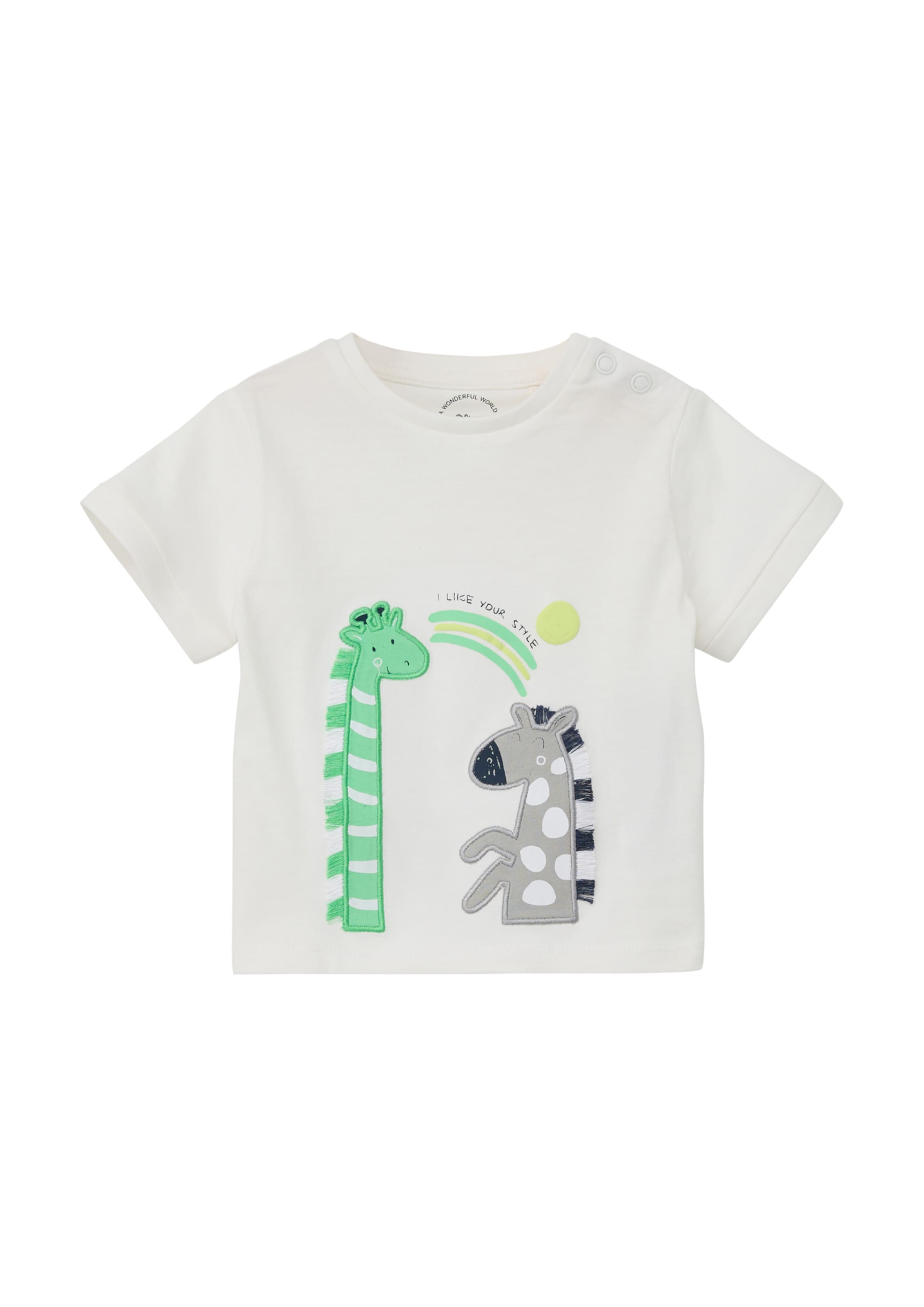 s.Oliver Shirt in Beige: Vorderseite