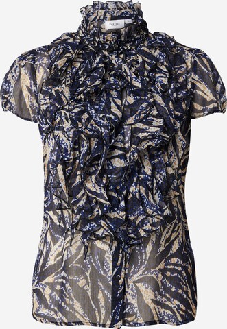 SAINT TROPEZ - Blusa 'Lilja' en azul: frente