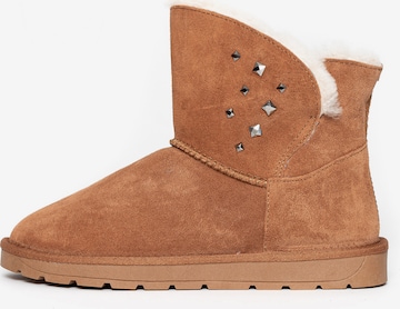 Gooce Snow Boots 'Suzie' in Brown: front