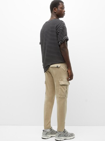 Pull&Bear Slim fit Cargo trousers in Beige