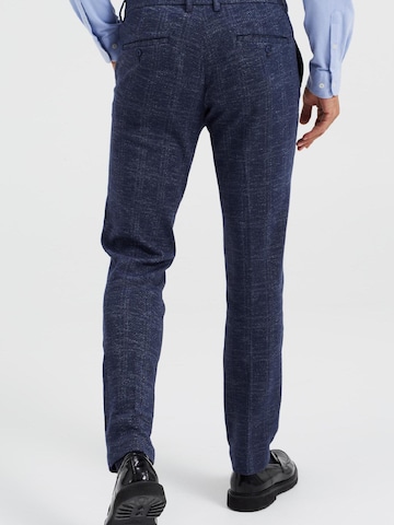 Coupe slim Pantalon WE Fashion en bleu