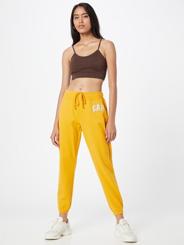 GAP Tapered Trousers in Yellow