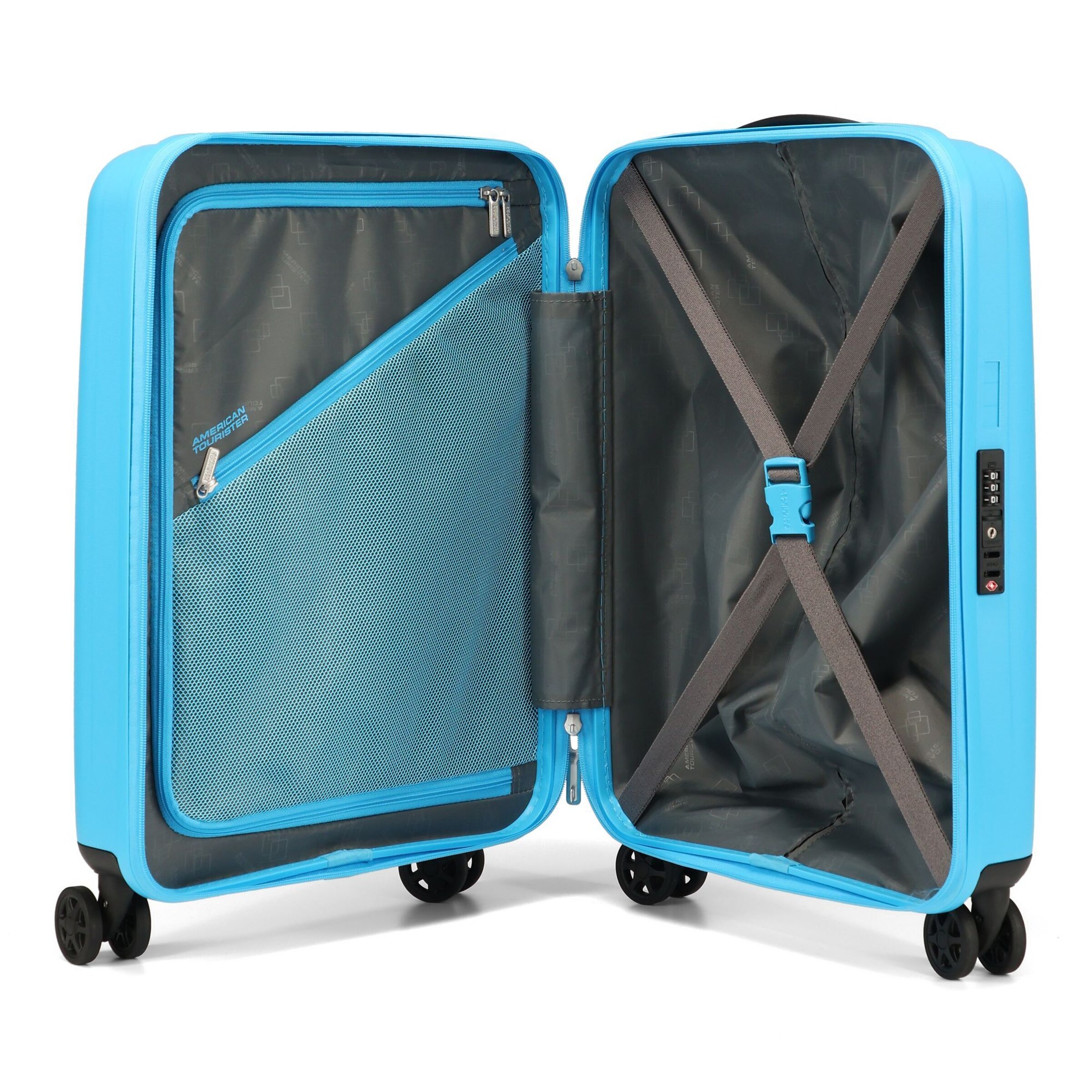 American Tourister Trolley in Blue