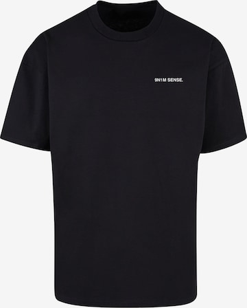 9N1M SENSE Shirt 'Dubai World' in Black: front