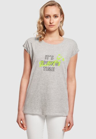 T-shirt 'It´s Spring Time' Merchcode en gris : devant