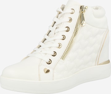 ALDO Sneakers hoog 'AILANNAH' in Wit: voorkant