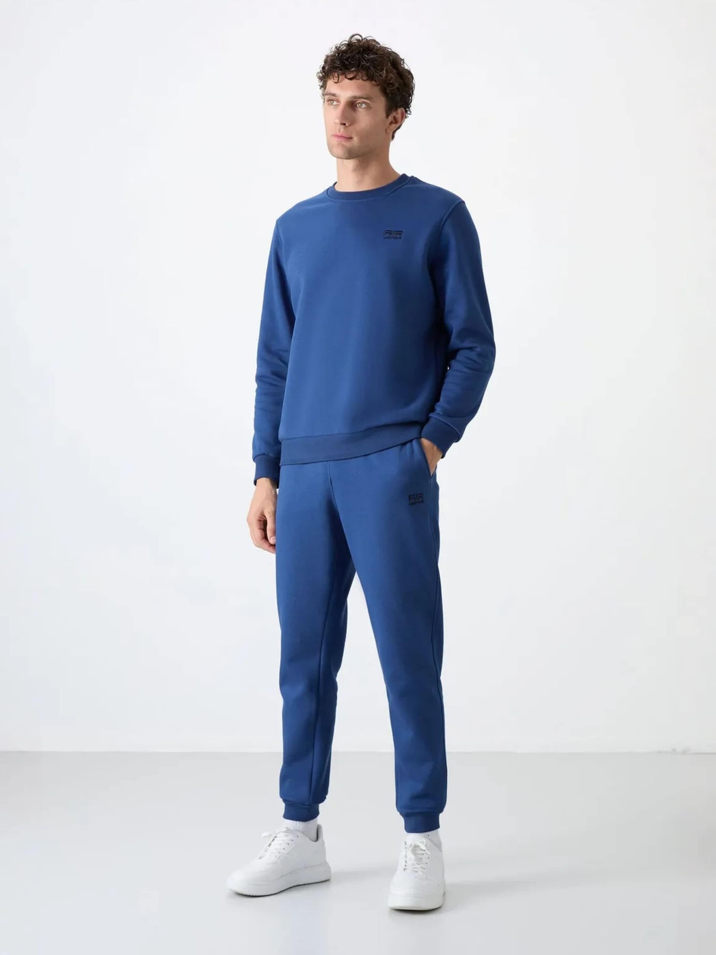 Survêtement Tommy Life en bleu : devant