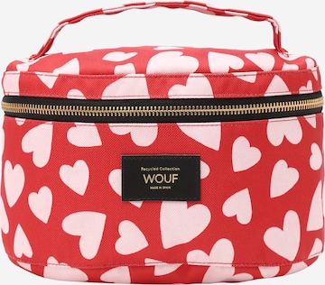 Trousses de toilette 'Vanity' Wouf en rouge : devant