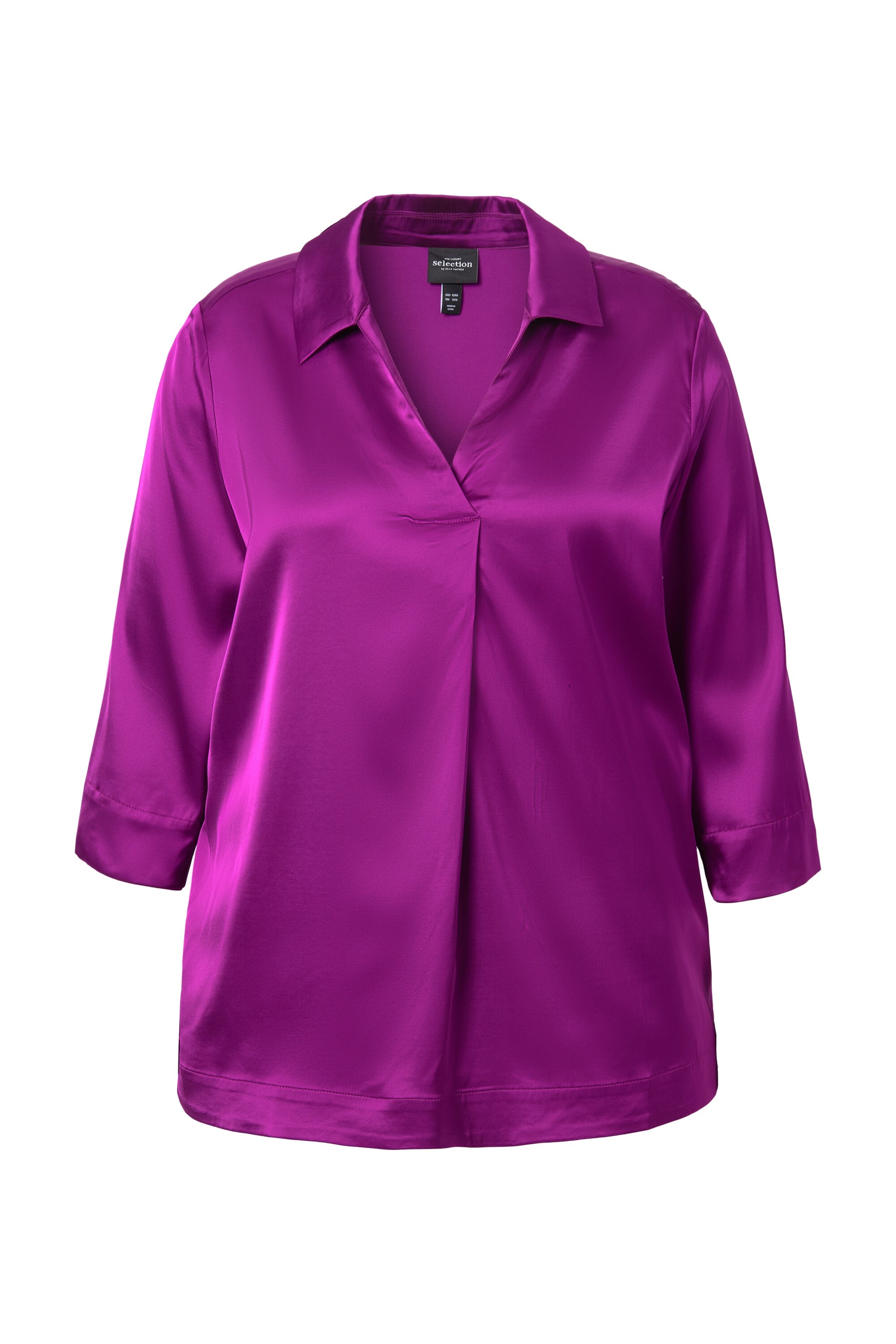 Ulla Popken Blouse in Lila: voorkant