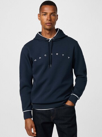 Sweat-shirt Hackett London en bleu : devant