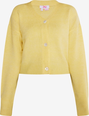 MYMO Knit cardigan in Yellow: front