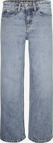 Calvin Klein Jeans Bő szár Farmer 'SALT PEPPER' - kék: elől