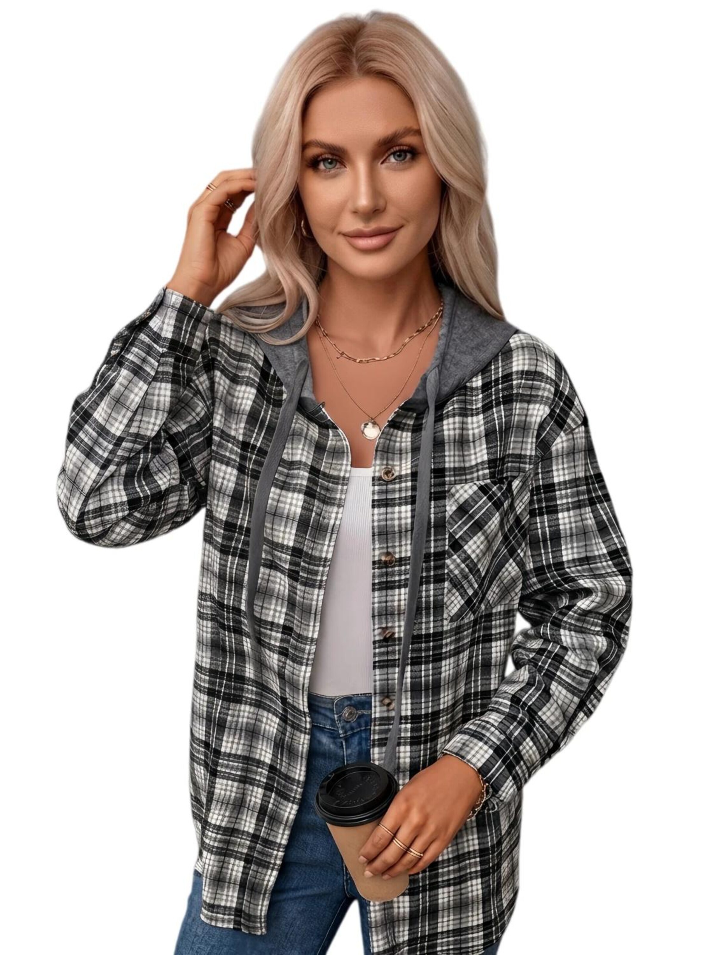 Yesfashion Bluzka w kolorze czarny