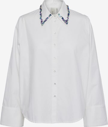 Camicia da donna 'SANDIE' di Y.A.S in bianco: frontale