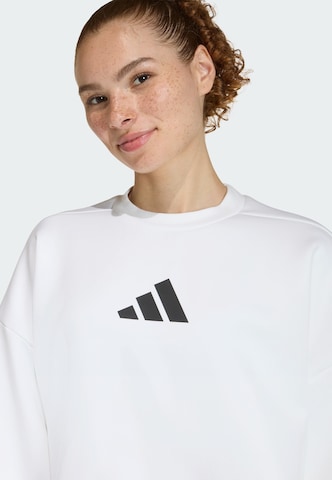 ADIDAS SPORTSWEAR Athletic Sweatshirt 'Z.N.E.' in White