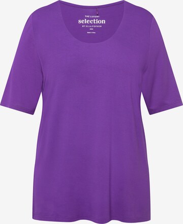 T-shirt Ulla Popken en violet : devant