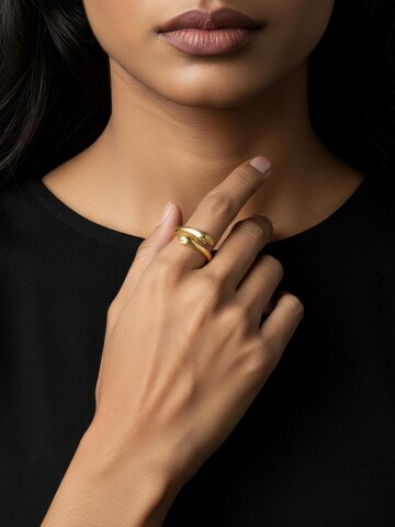 Vielring Ring 'Offener Umarmungsring Liebe' in Gold