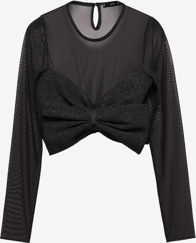 MANGO Koszulka 'Lazo' w kolorze czarnym, Podgląd produktu