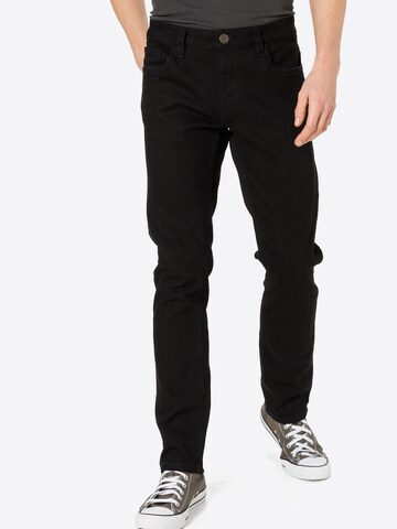 INDICODE JEANS Slimfit Džíny 'Pitsburg' – černá: přední strana