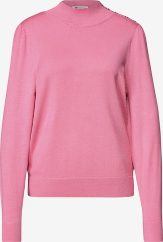 Pullover di STREET ONE in rosa: frontale