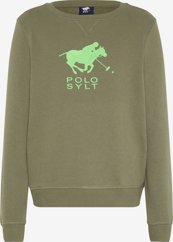 Polo Sylt Sweatshirt in Green: front