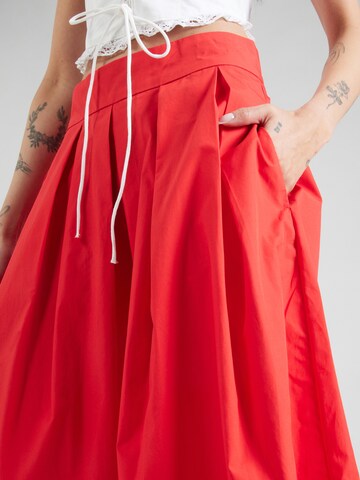 Jupe OUI en rouge