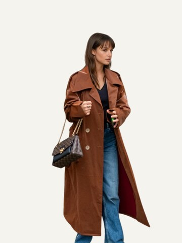 ZUBEK Between-seasons coat in Brown