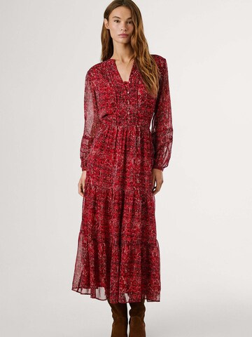Pepe Jeans Jurk 'Miley' in Rood: voorkant