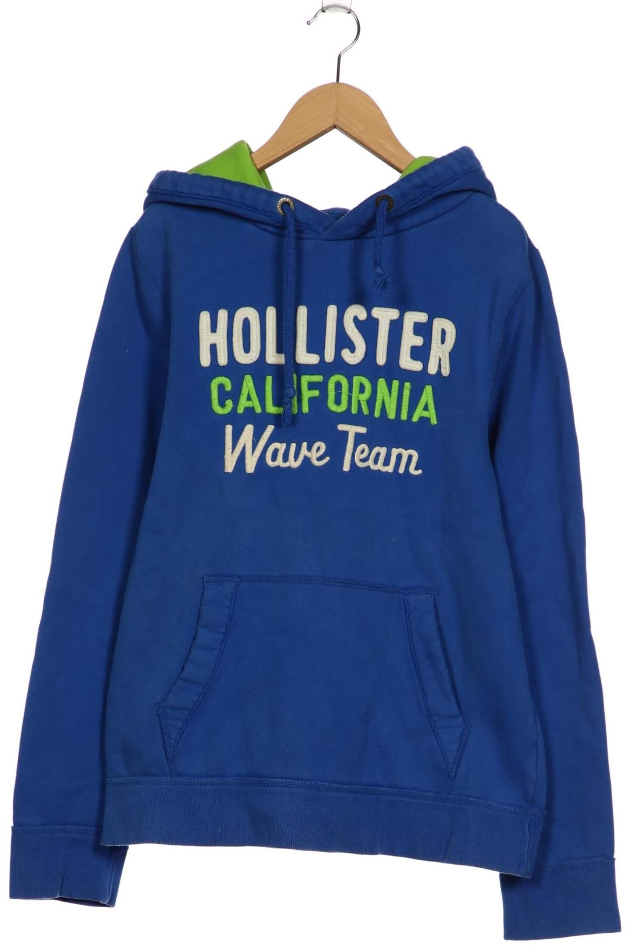 HOLLISTER Sweatshirt & Zip-Up Hoodie in L in Blue: front