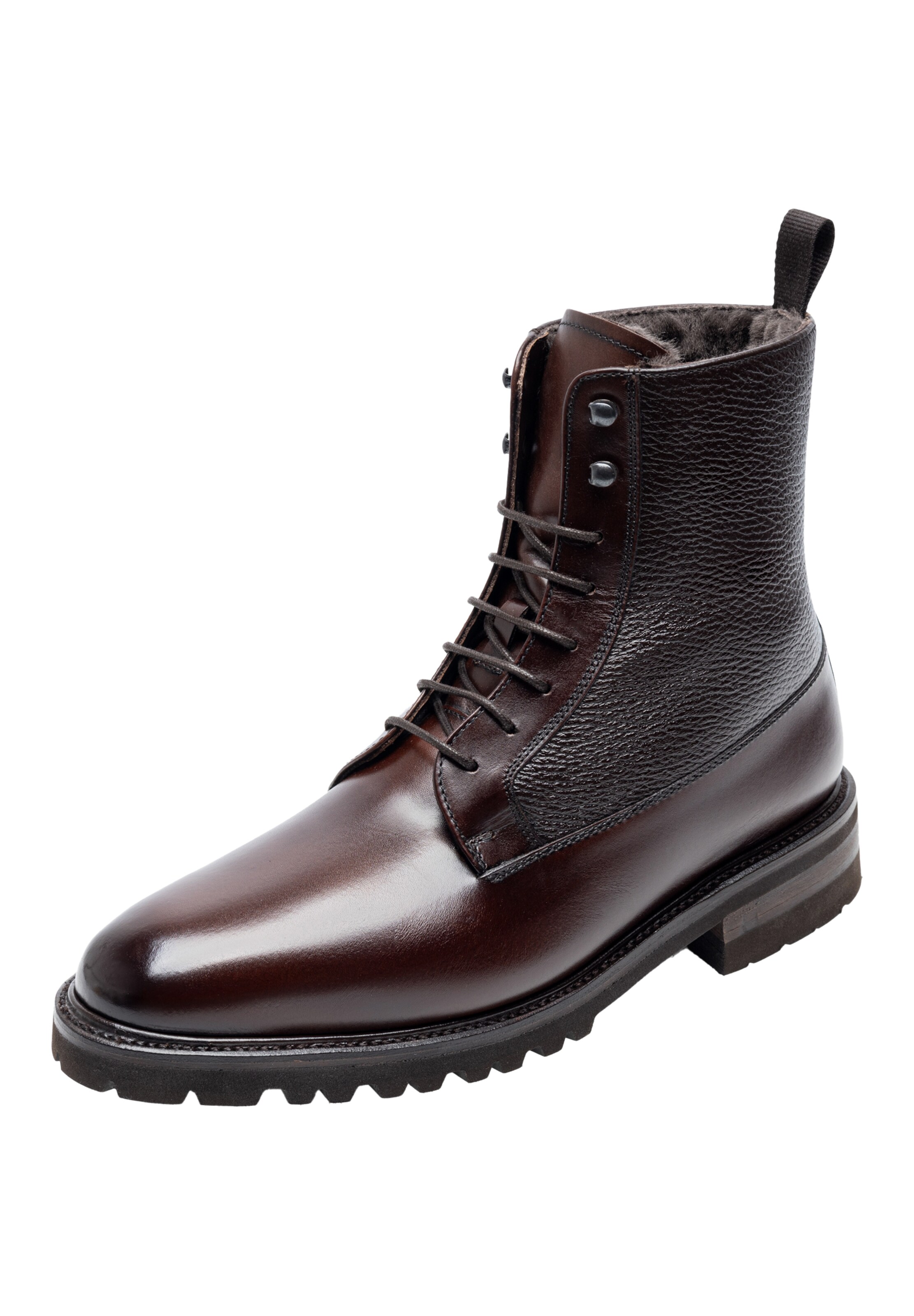 Henry Stevens Lace-up boots 'Winston PDB5' in Brown: front